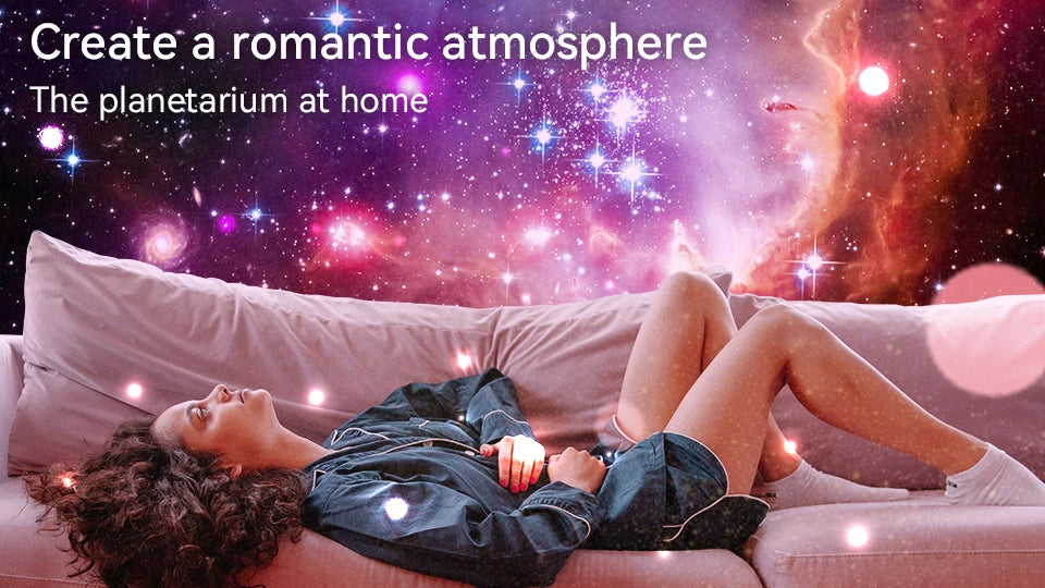 Planetarium Galaxy Projector (360° + Remote)