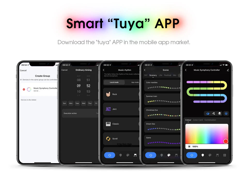 RGBIC LED Strip (App + Music Sync)