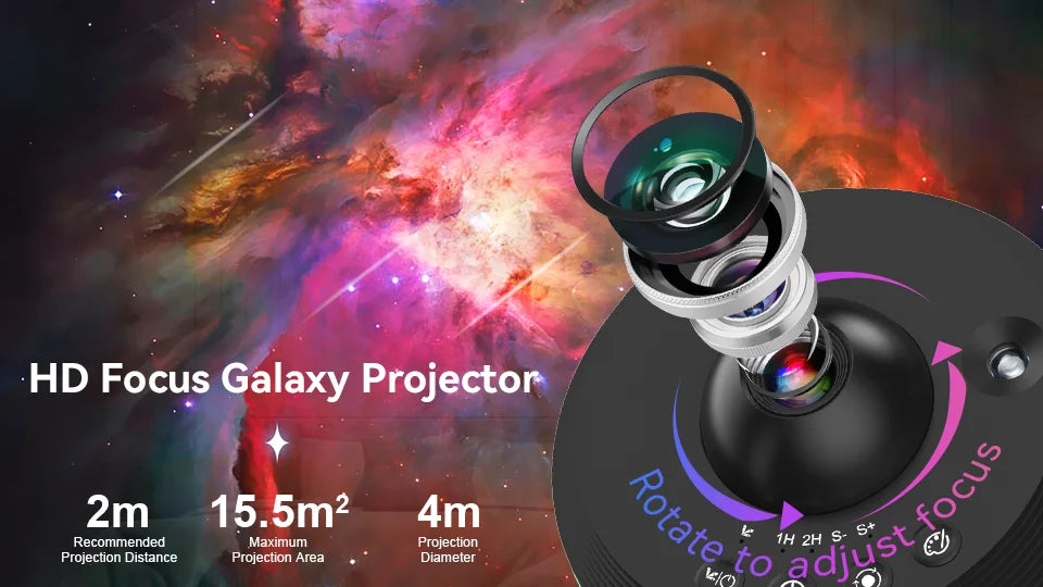 Galaxy Star Projector (12-in-1 + Remote)