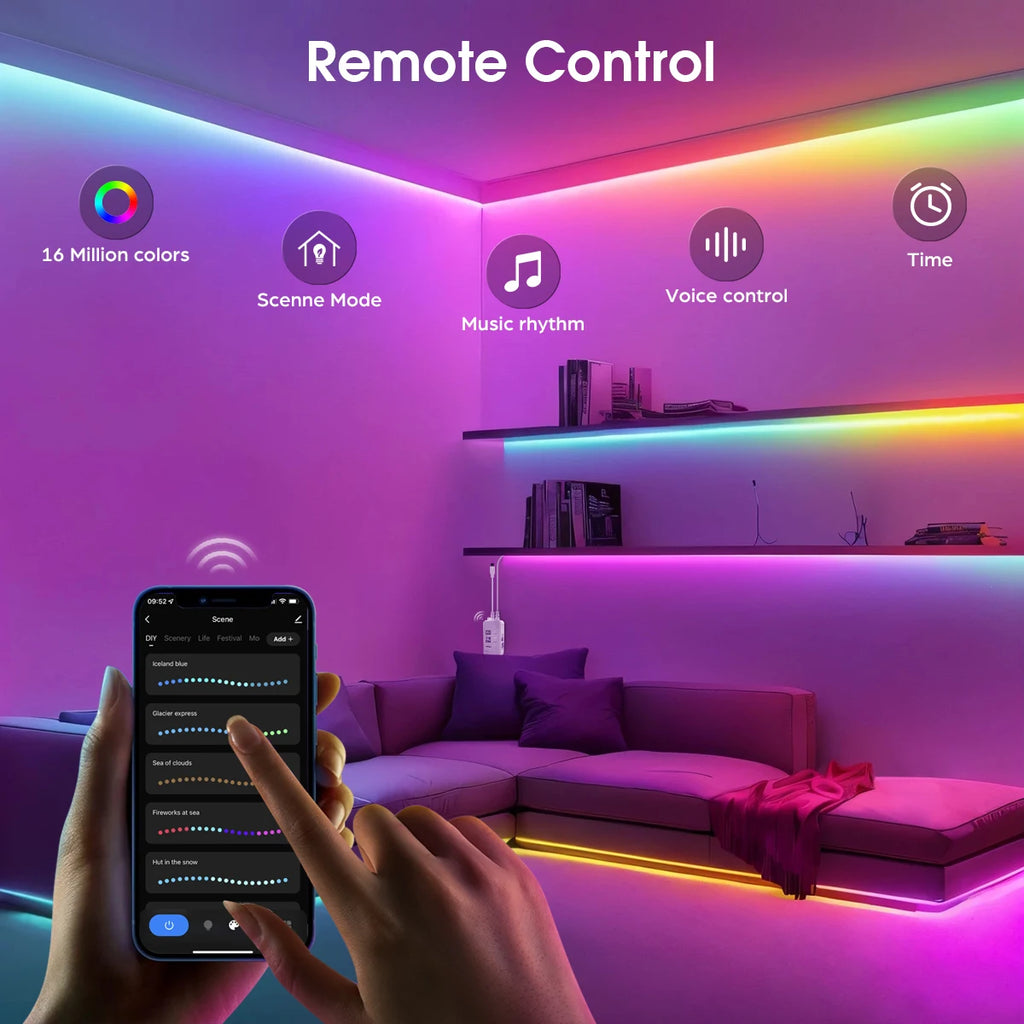 RGBIC LED Strip (App + Music Sync)