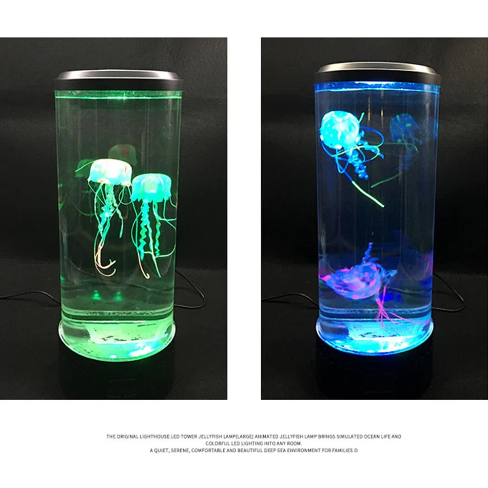 Jellyfish Mood Lamp (Color-Changing + Remote)