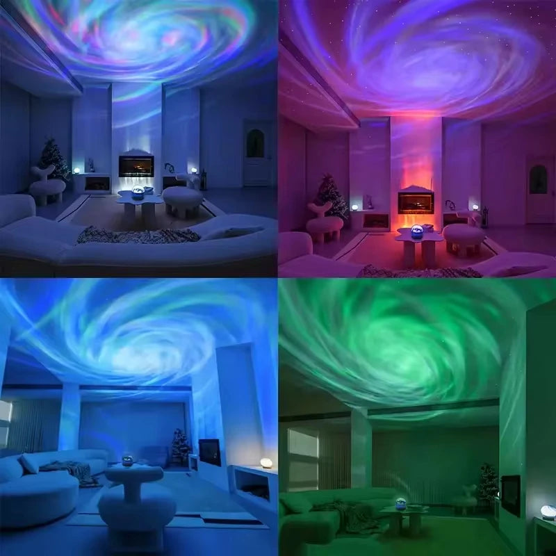 Galaxy Sky Projector – Colorful LED Star Light • Bedroom & Kids Night Lamp