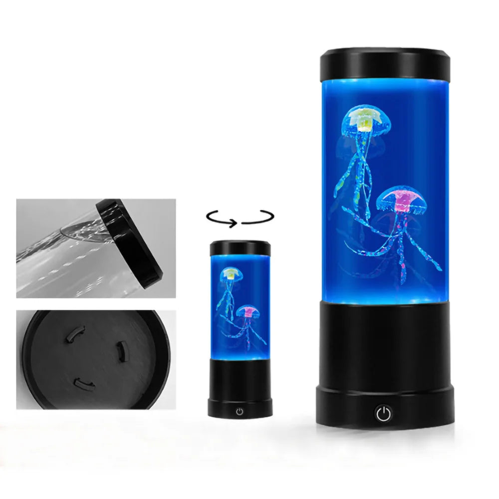 Jellyfish Mood Lamp (Color-Changing + Remote)