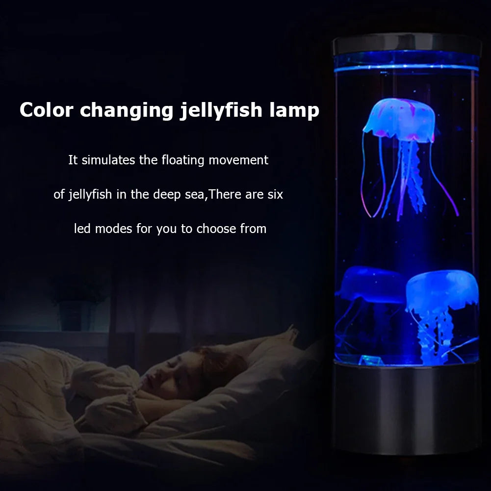 Jellyfish Mood Lamp (Color-Changing + Remote)