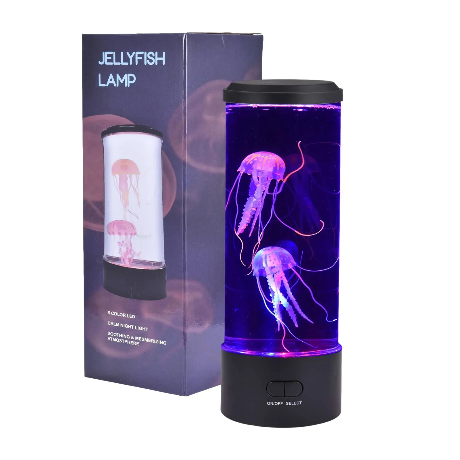 Jellyfish Mood Lamp (Color-Changing + Remote)