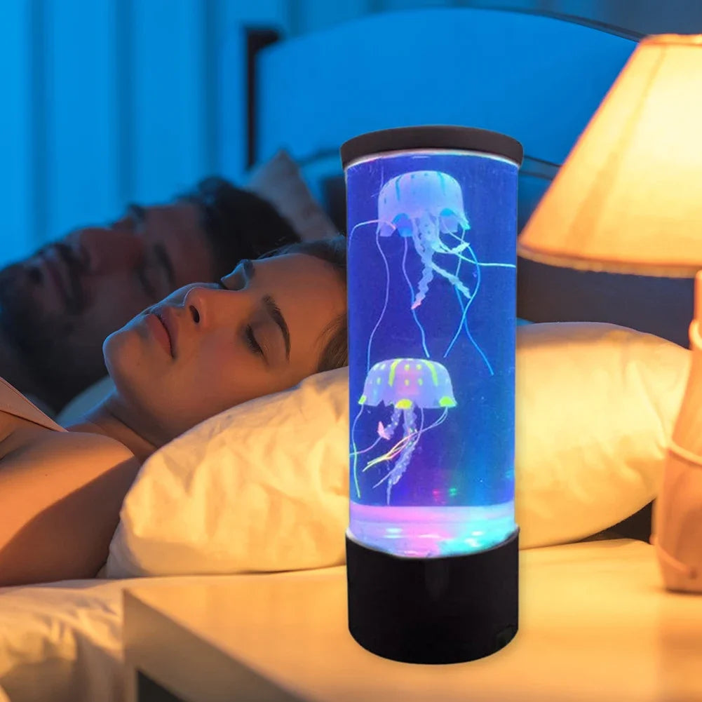 Jellyfish Mood Lamp (Color-Changing + Remote)