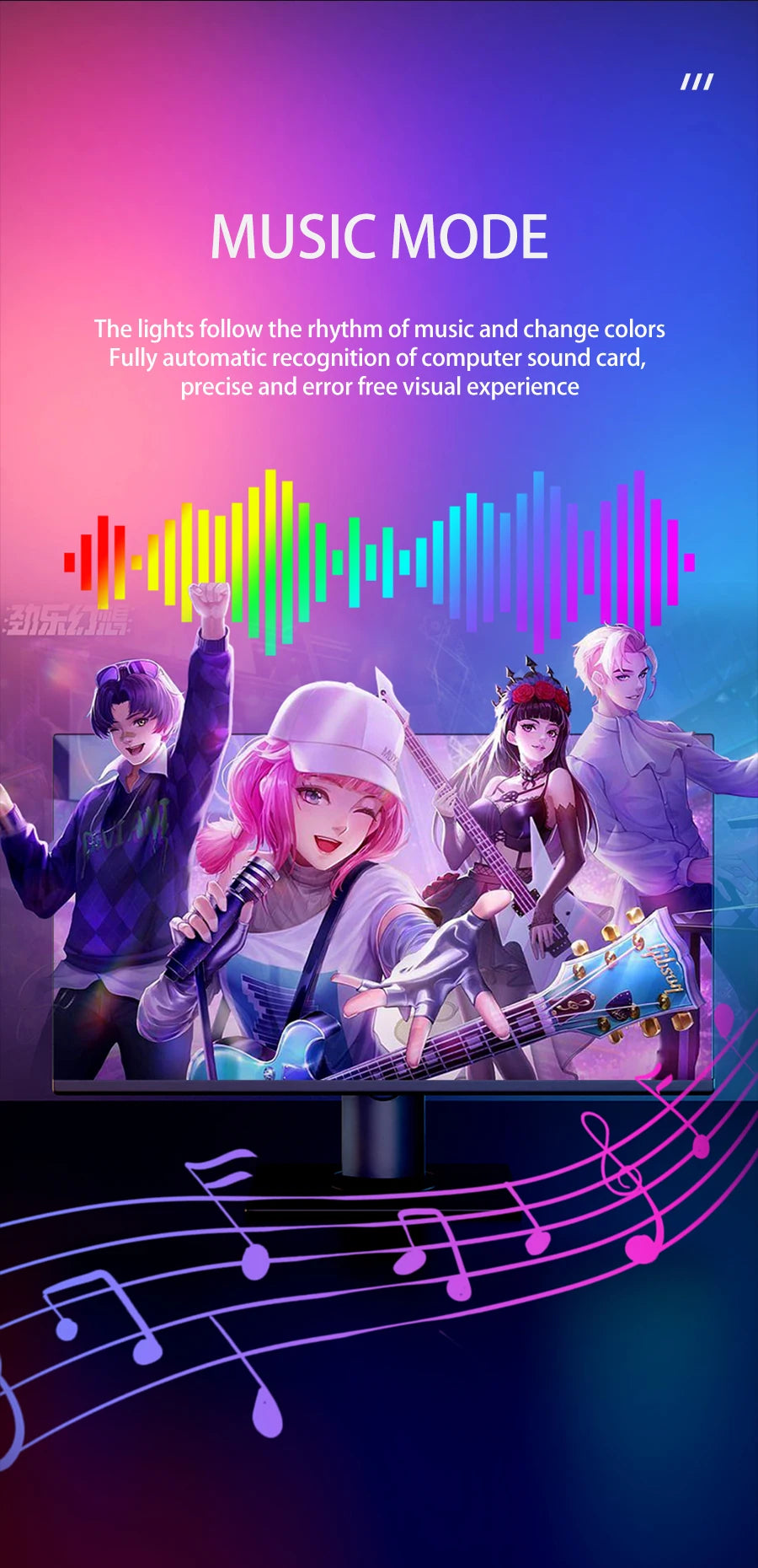 RGB Monitor Backlight (24–34″)