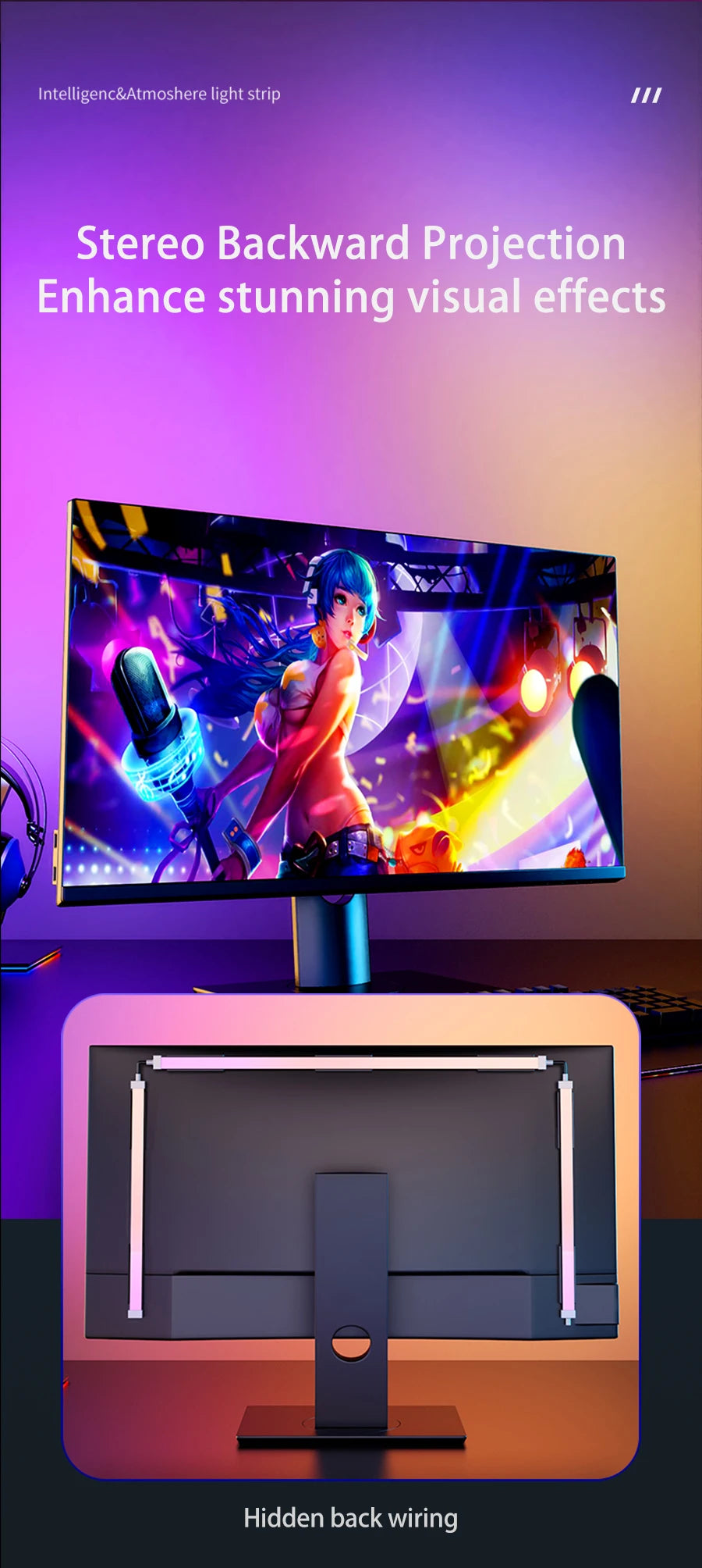 RGB Monitor Backlight (24–34″)