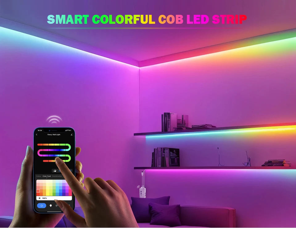 RGBIC LED Strip (App + Music Sync)